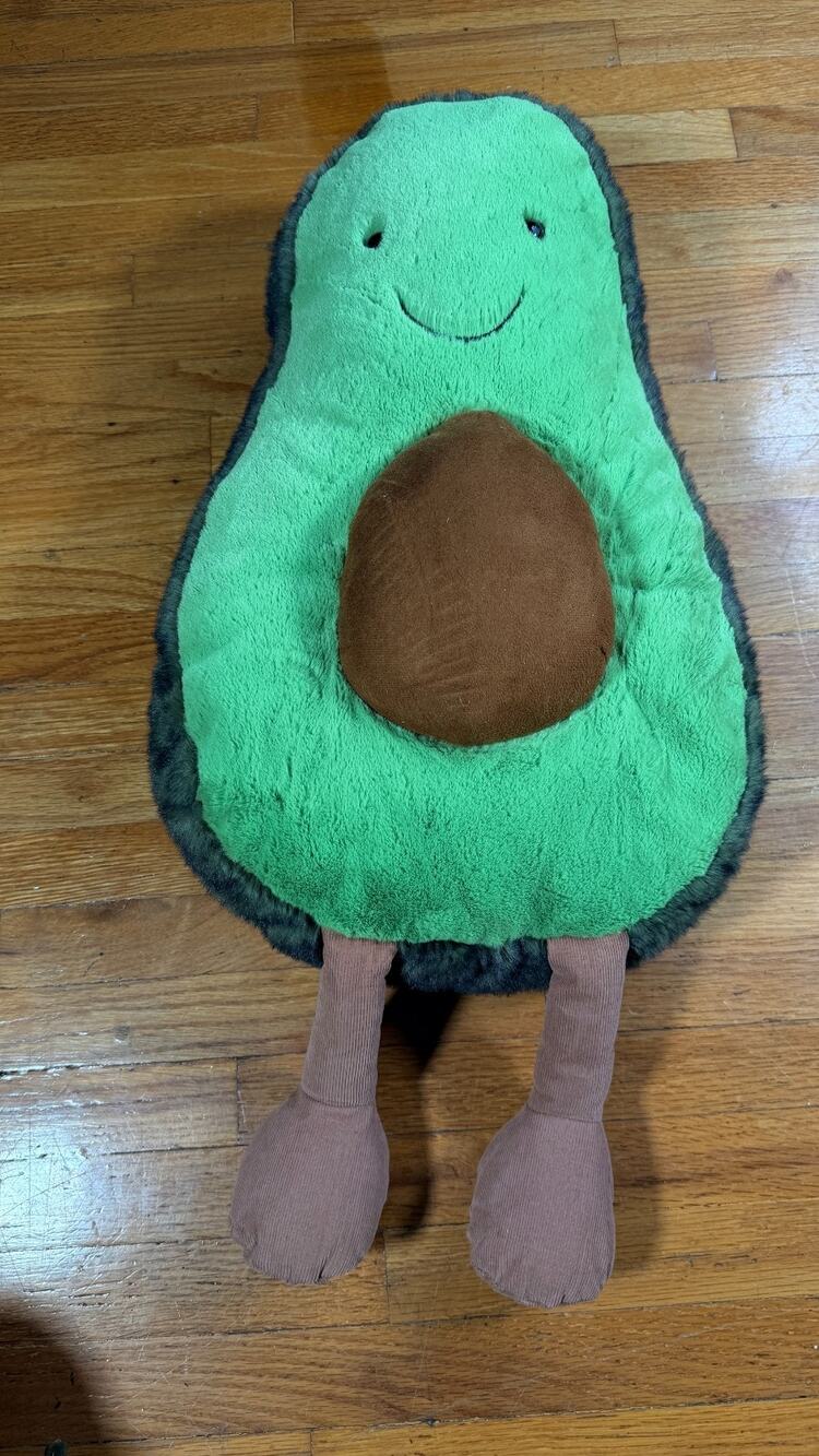 Jellycat Amuseables Avocado 12" Medium Plush Stuffed Animal RETIRED